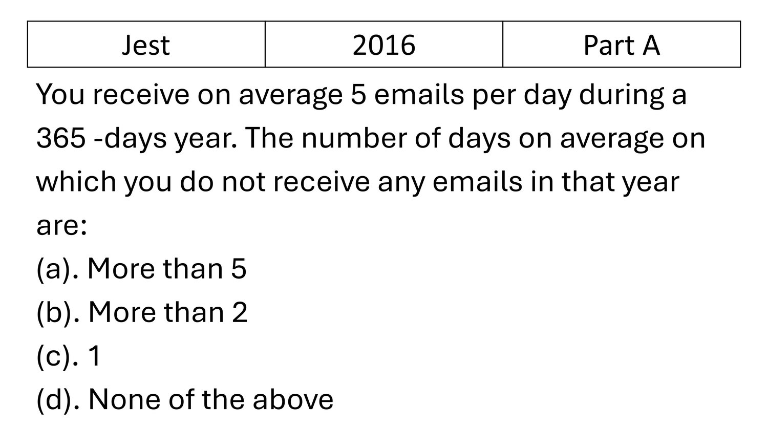 Question 6