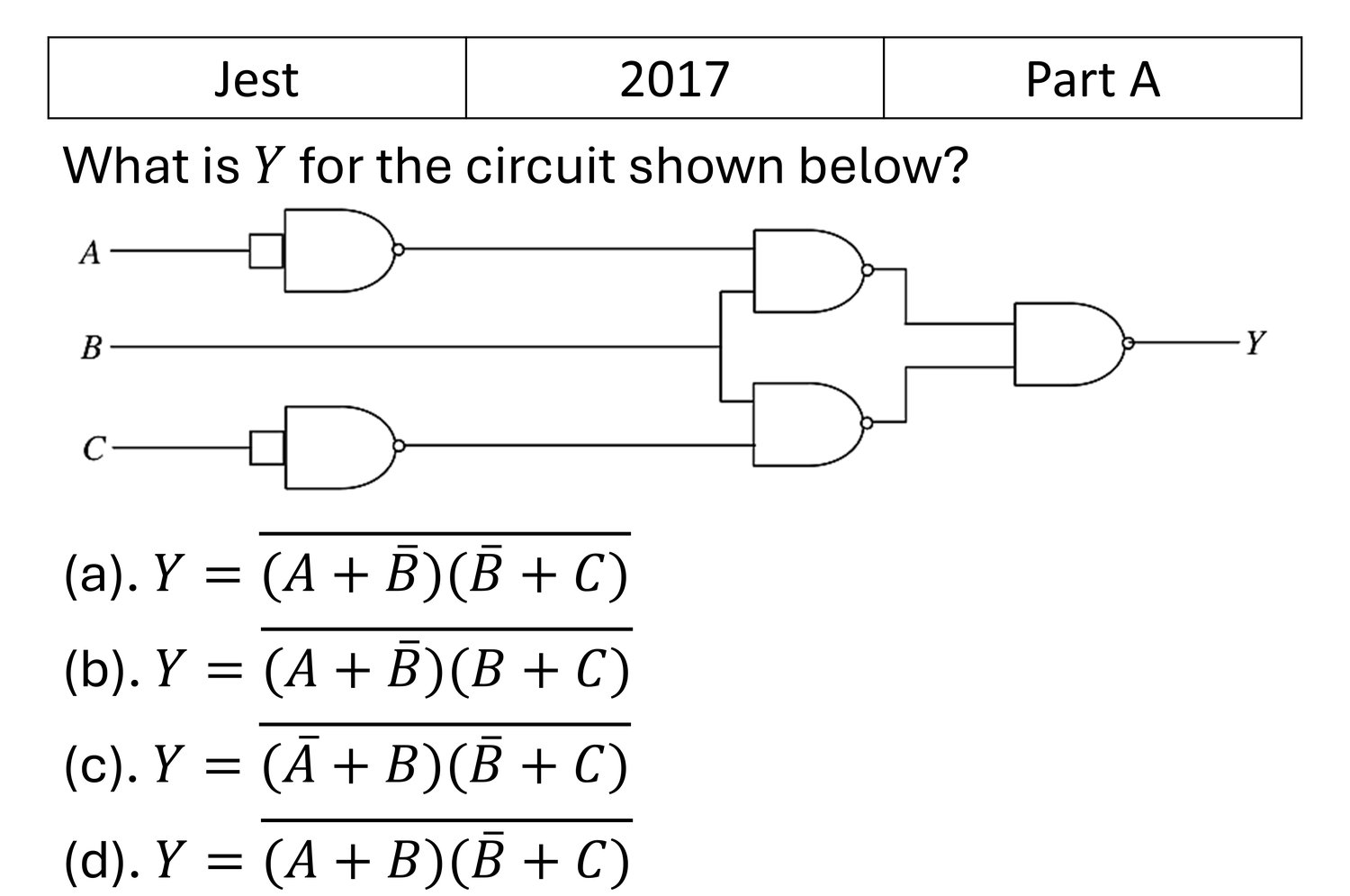 Question 3