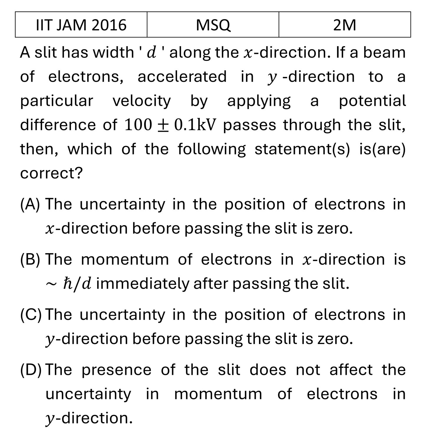 Question 2