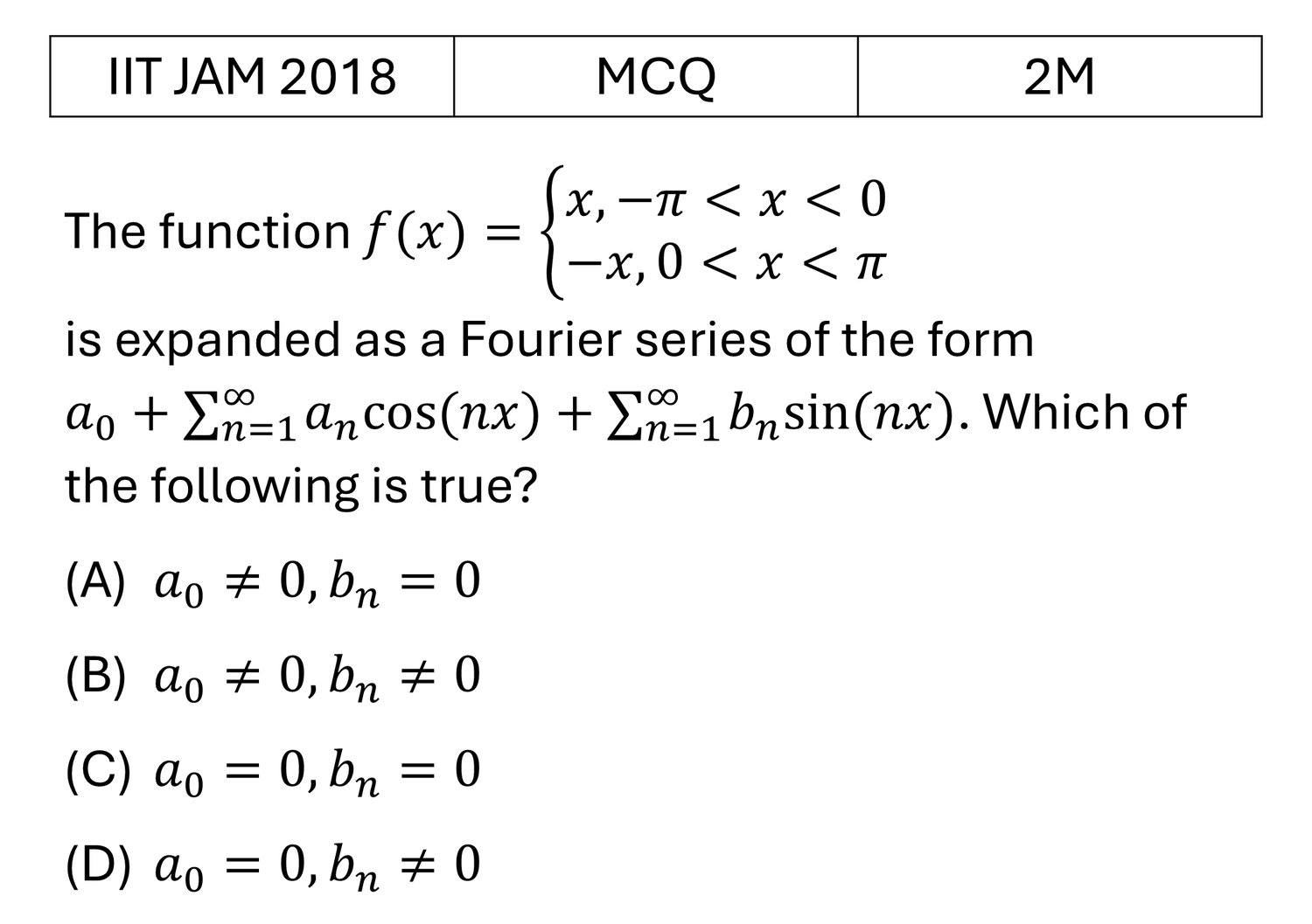 Question 4