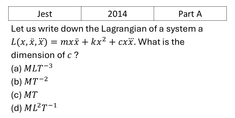 Question 1