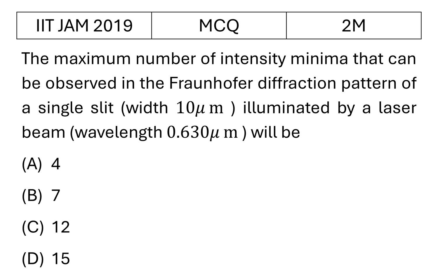 Question 5