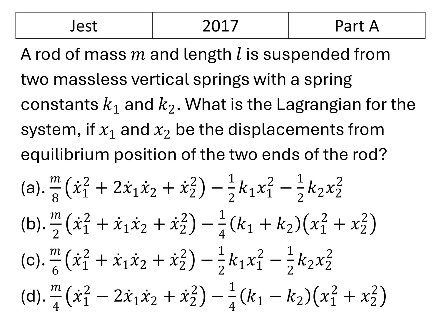 Question 8