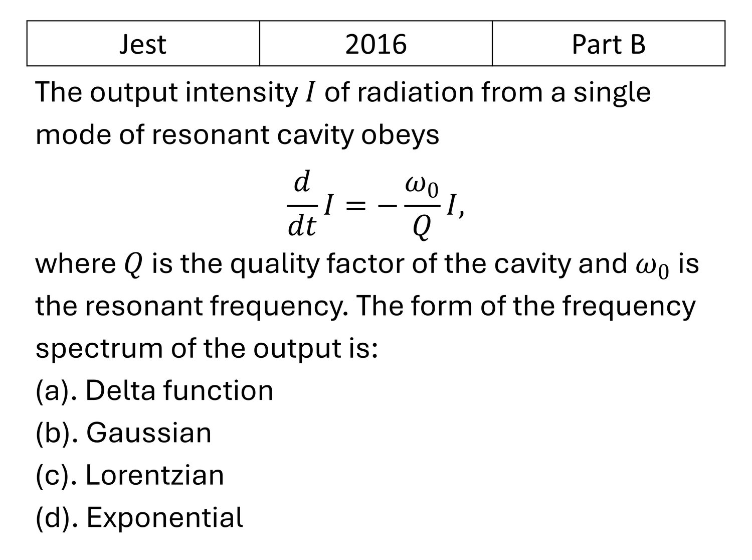 Question 2