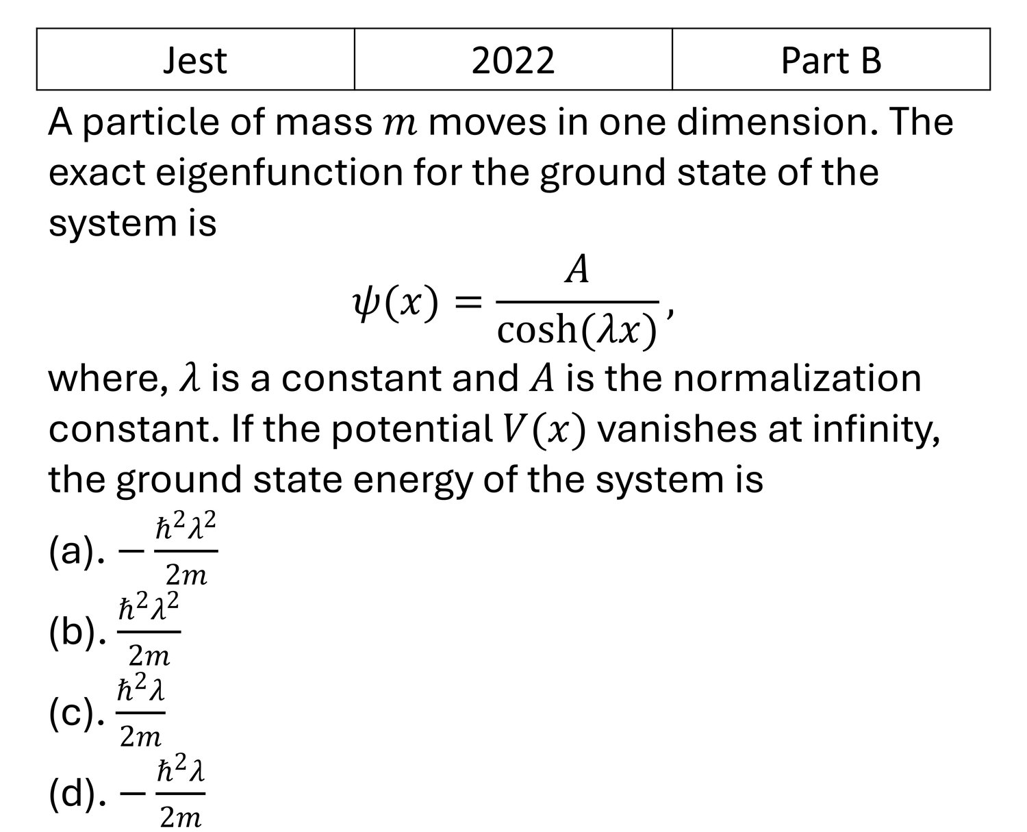 Question 3