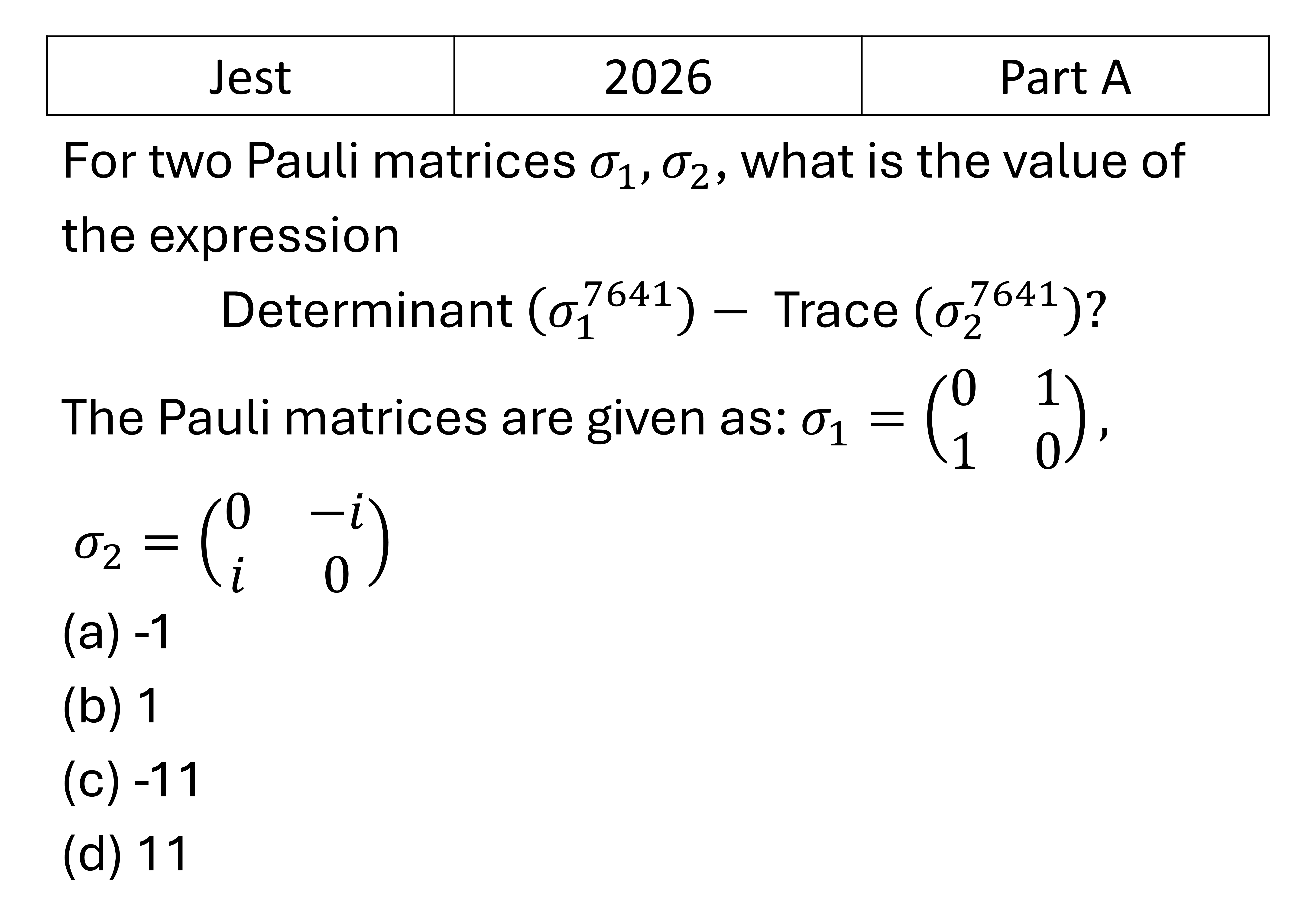 Question 18
