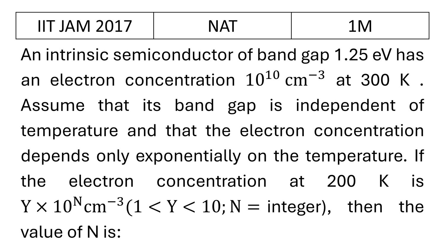 Question 1
