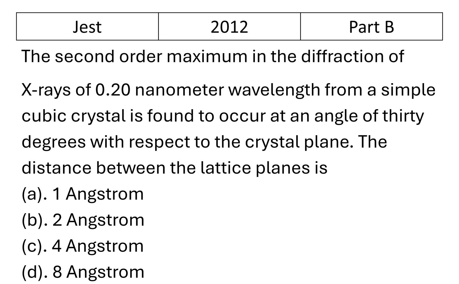 Question 2