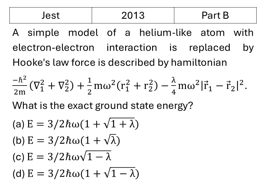 Question 1