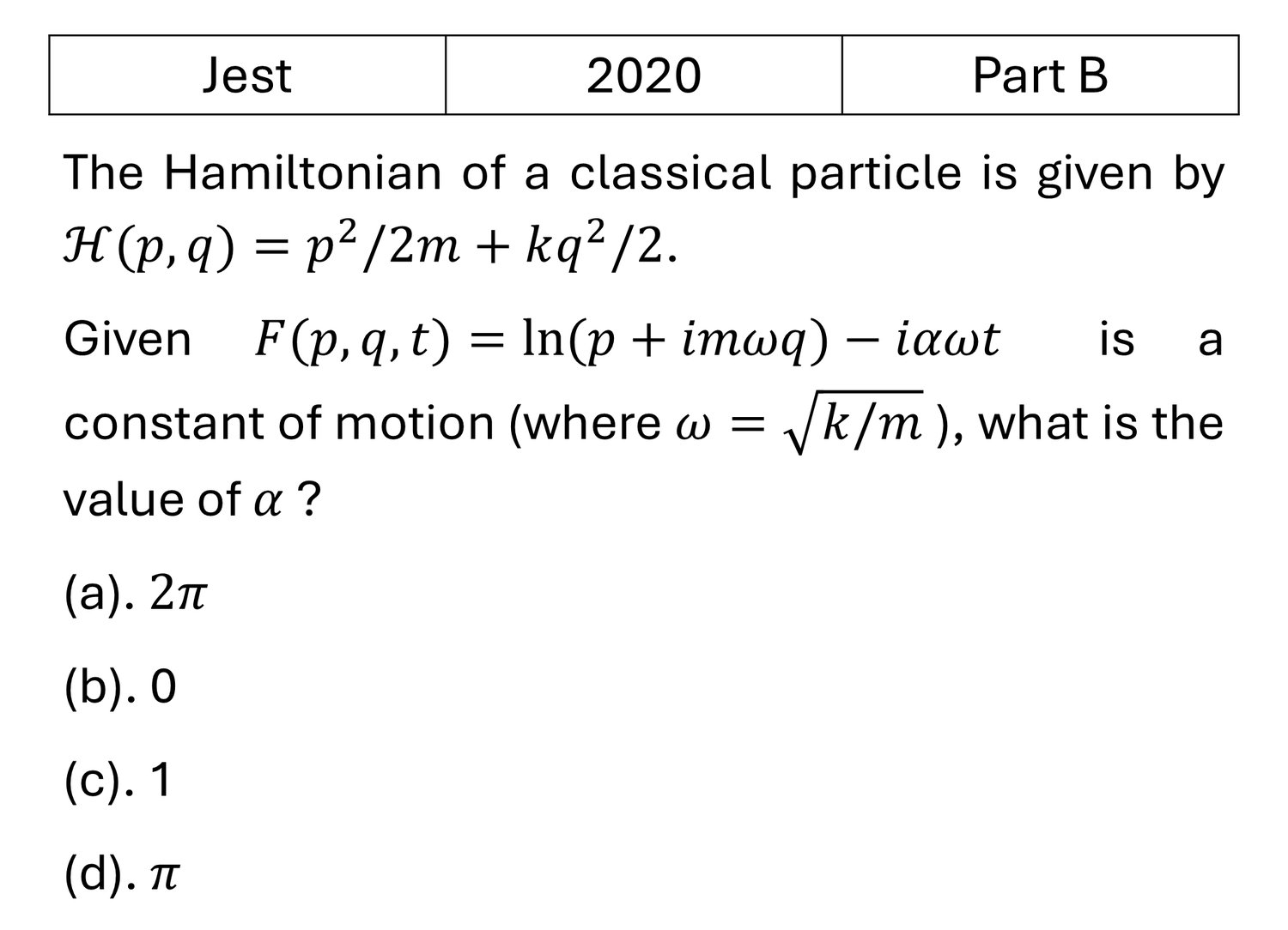 Question 7
