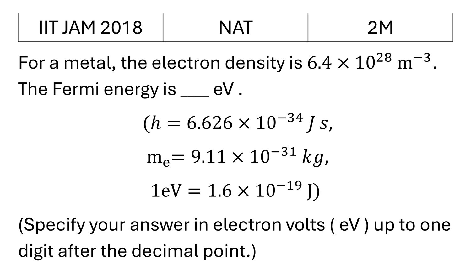 Question 1