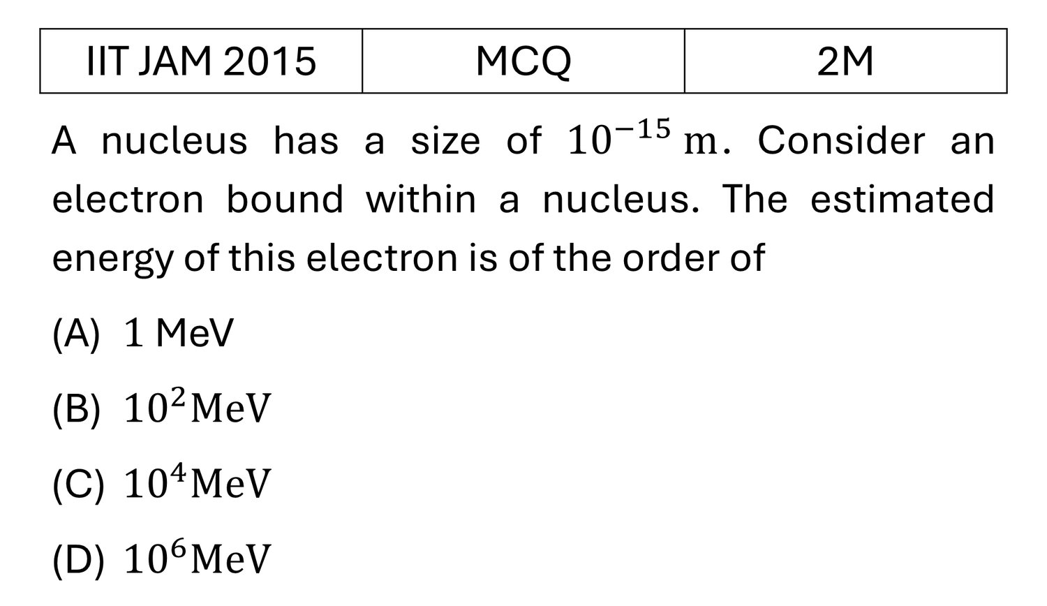 Question 2