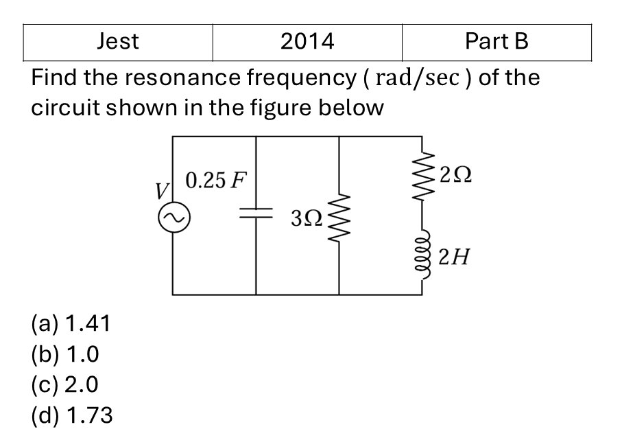 Question 1