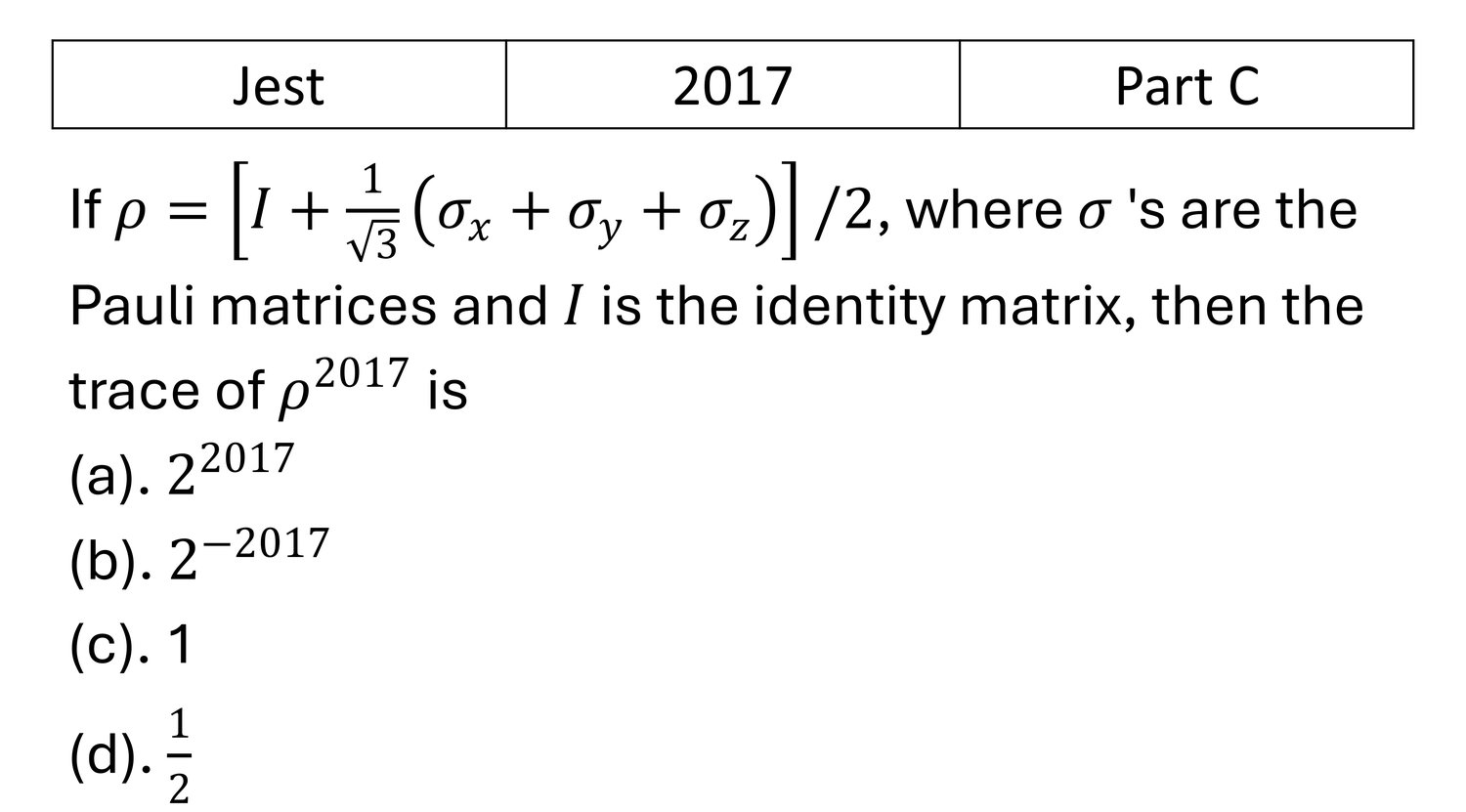 Question 4