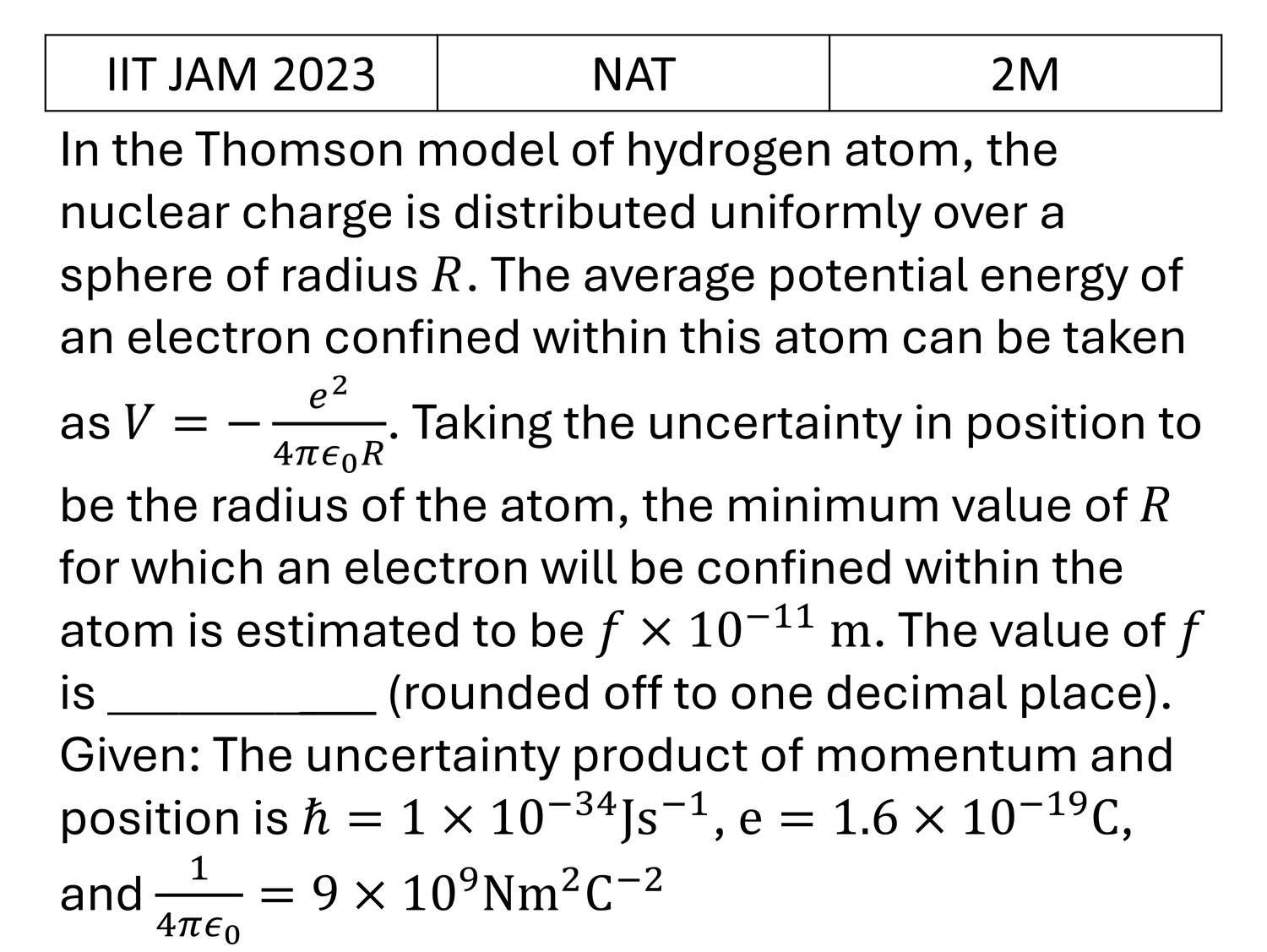 Question 8