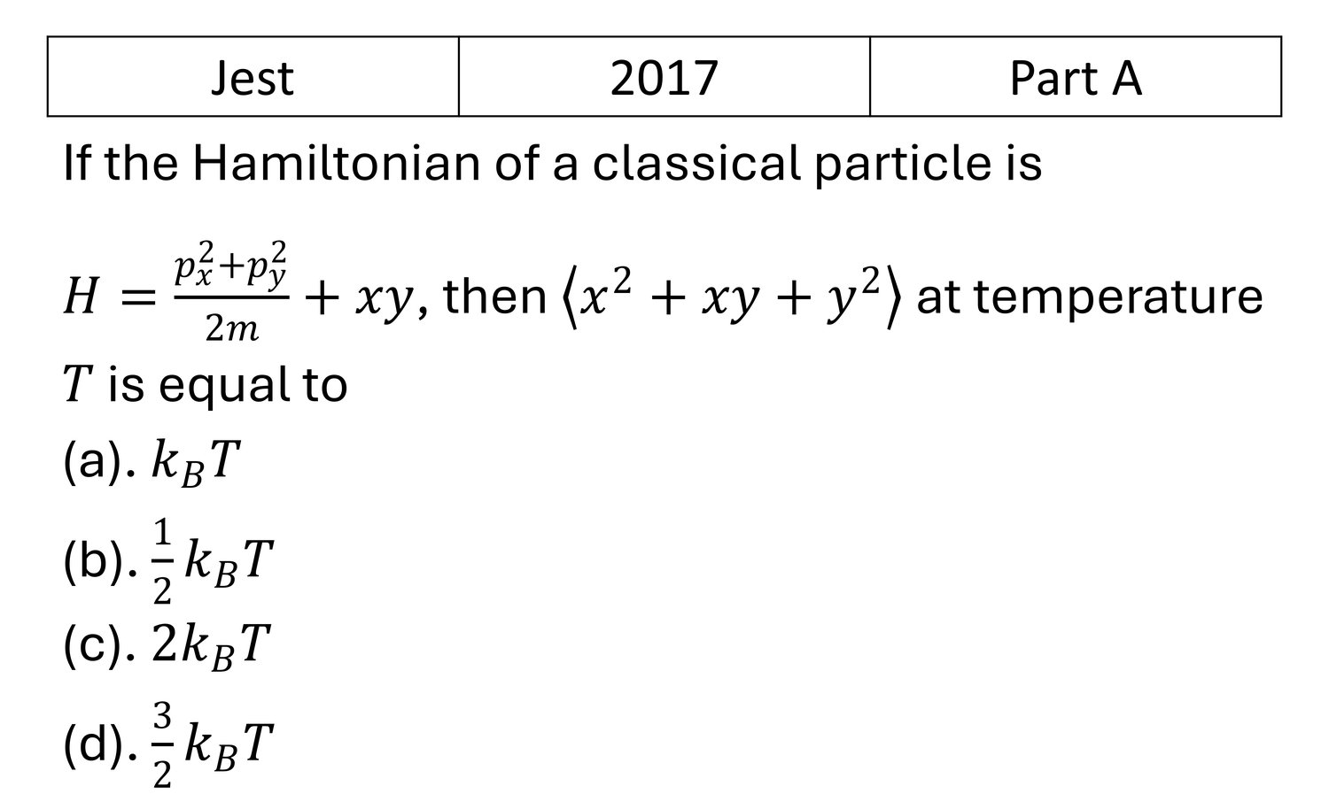 Question 5