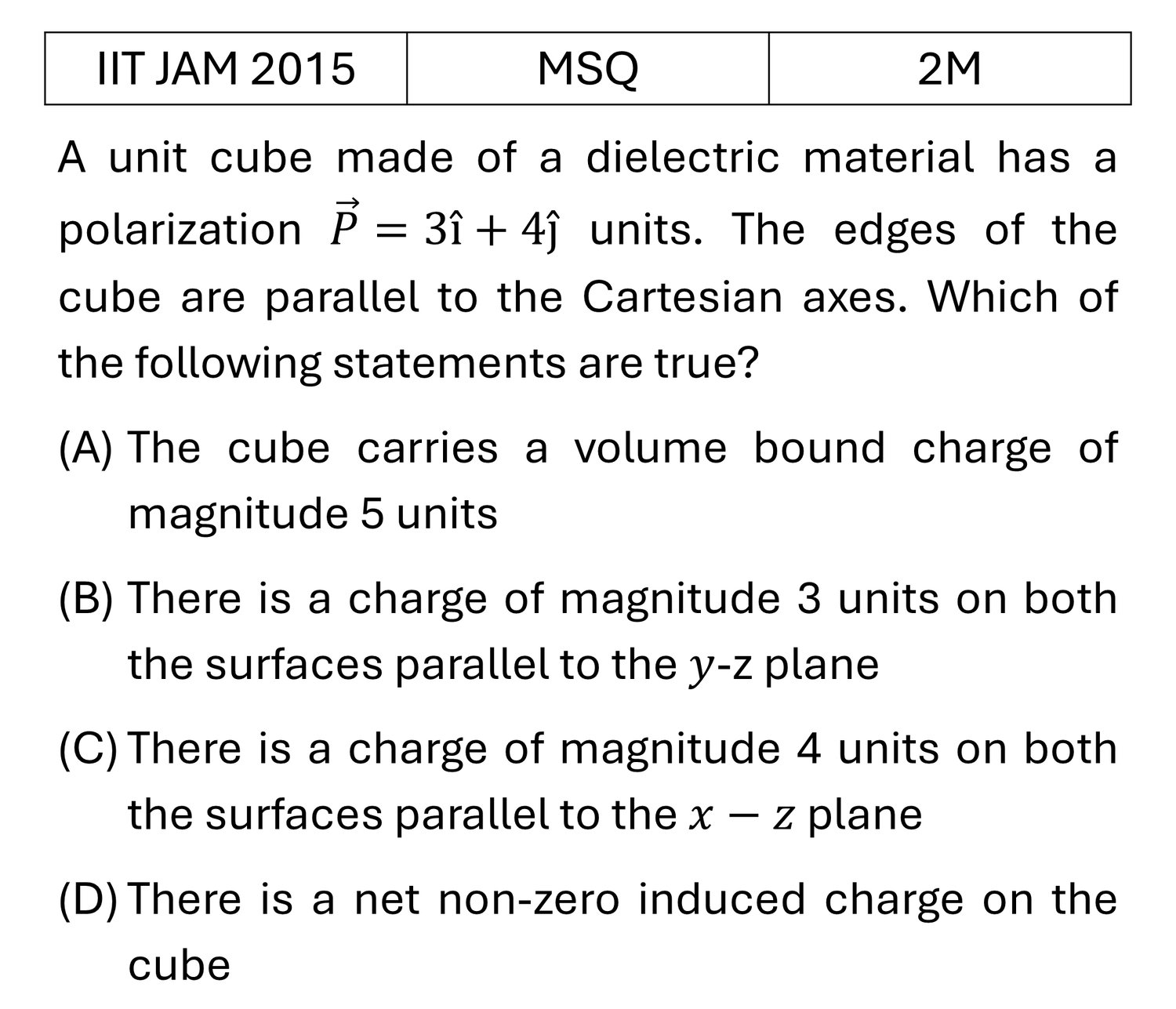 Question 1