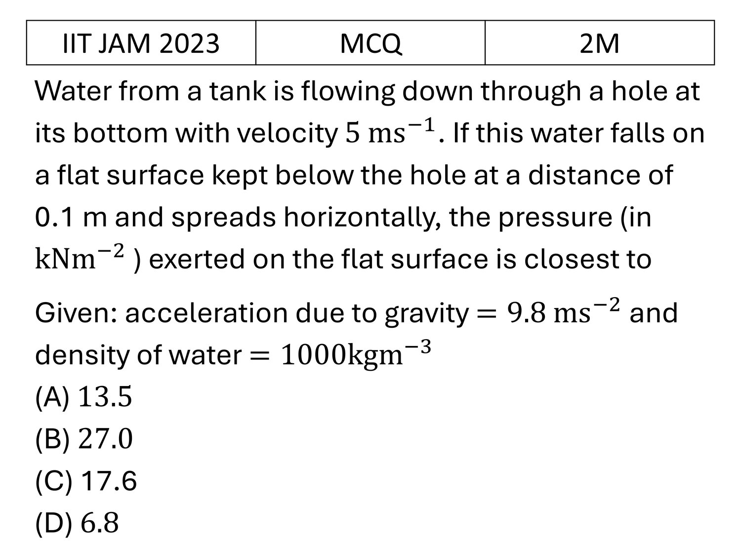 Question 8