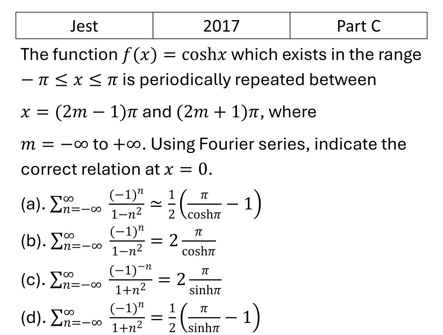 Question 4