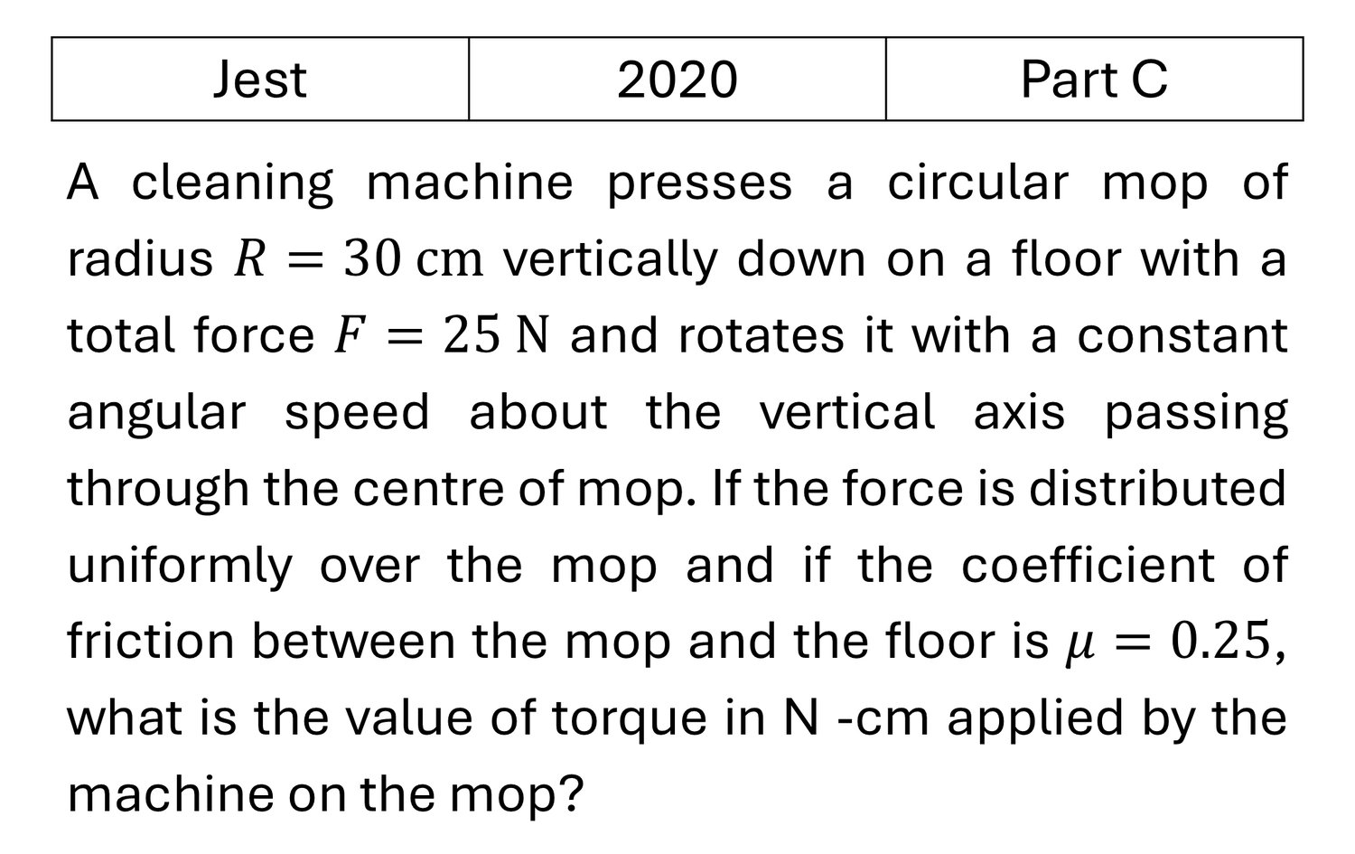 Question 4