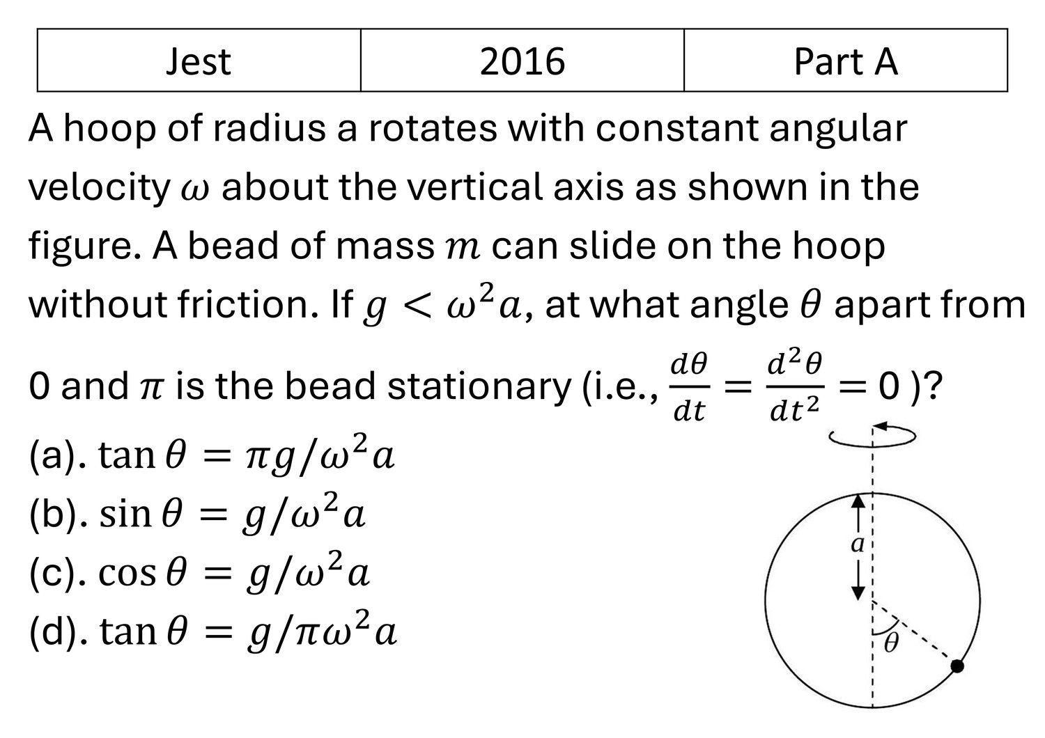 Question 3