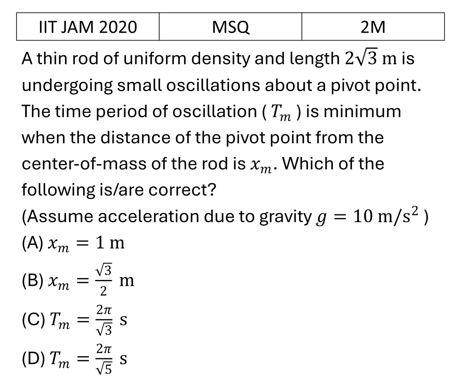 Question 6
