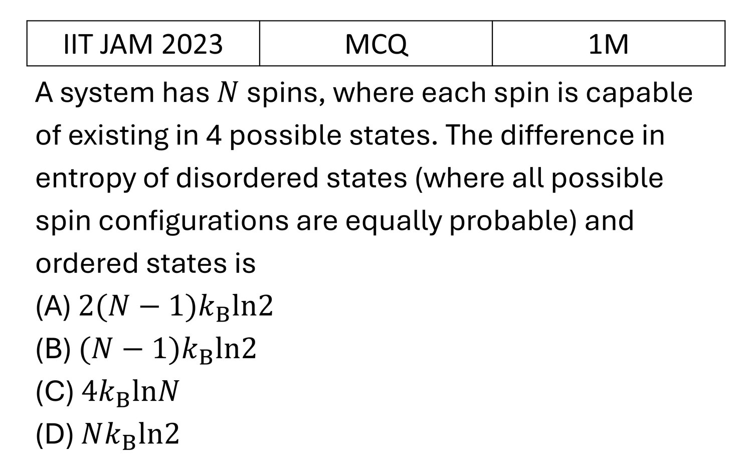 Question 3