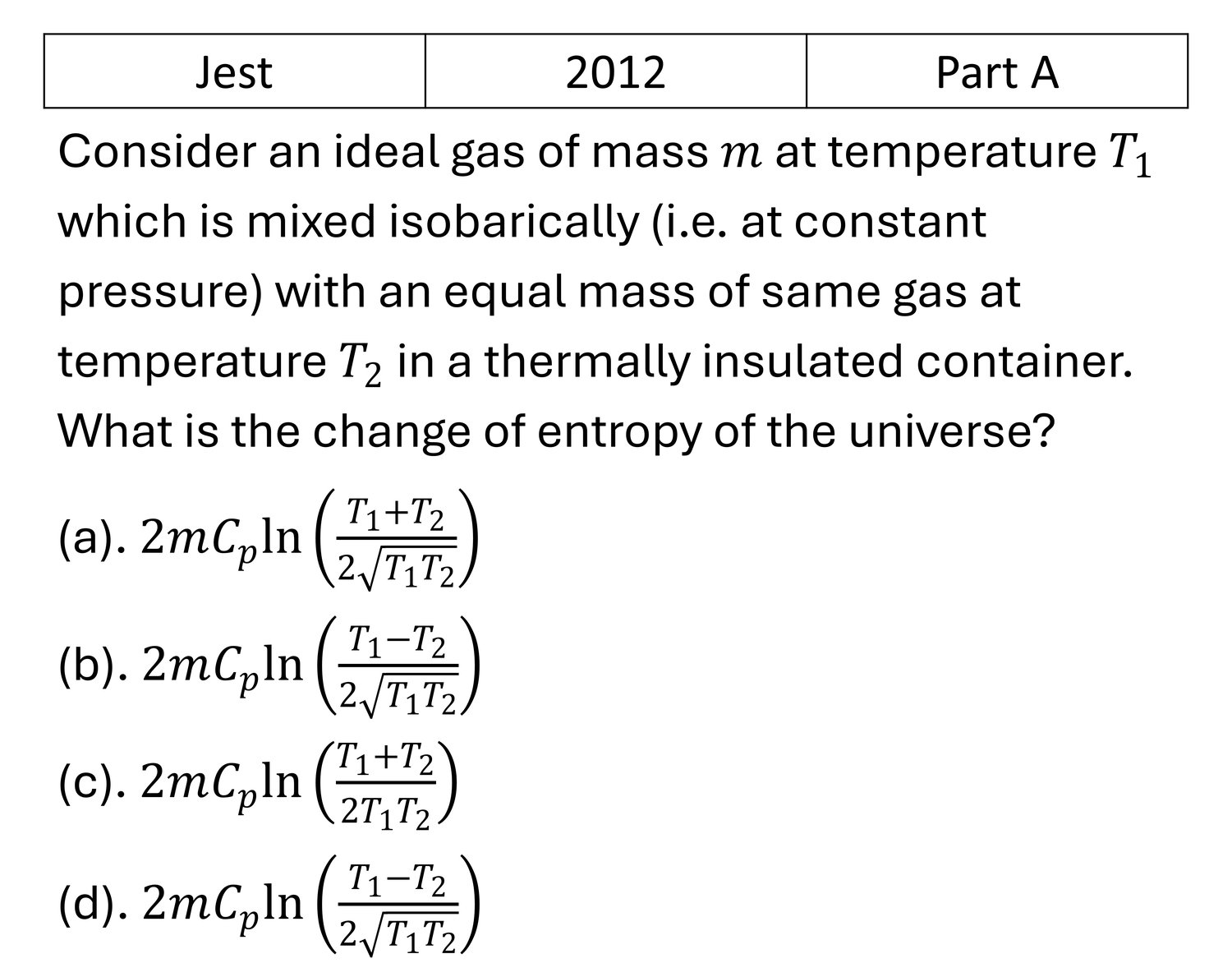 Question 2