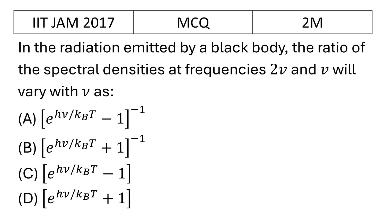Question 1