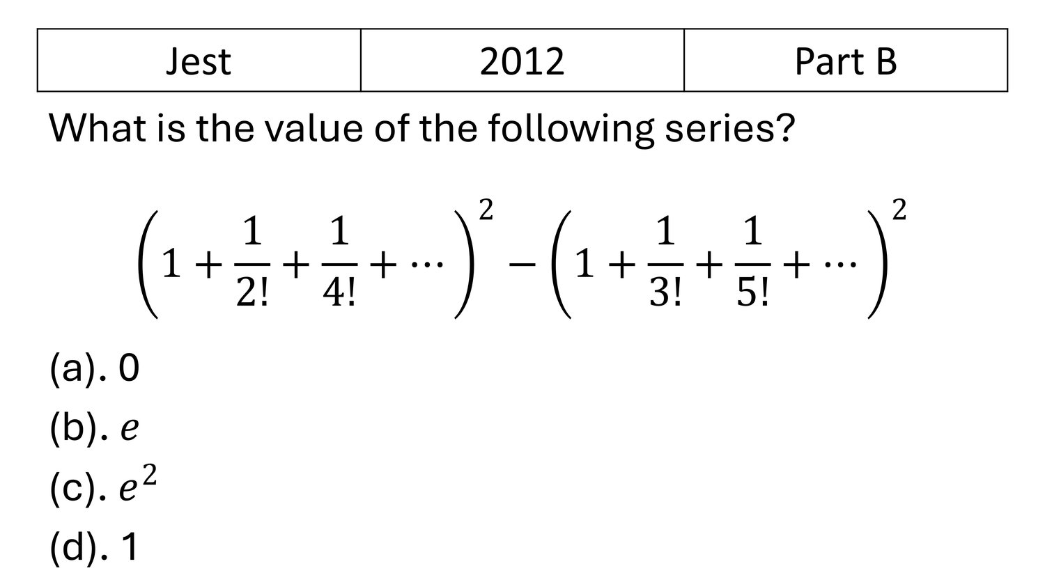 Question 3