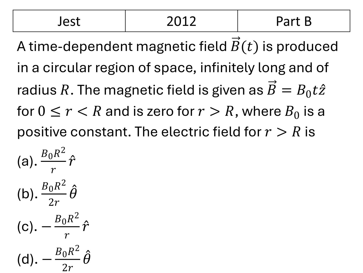 Question 3
