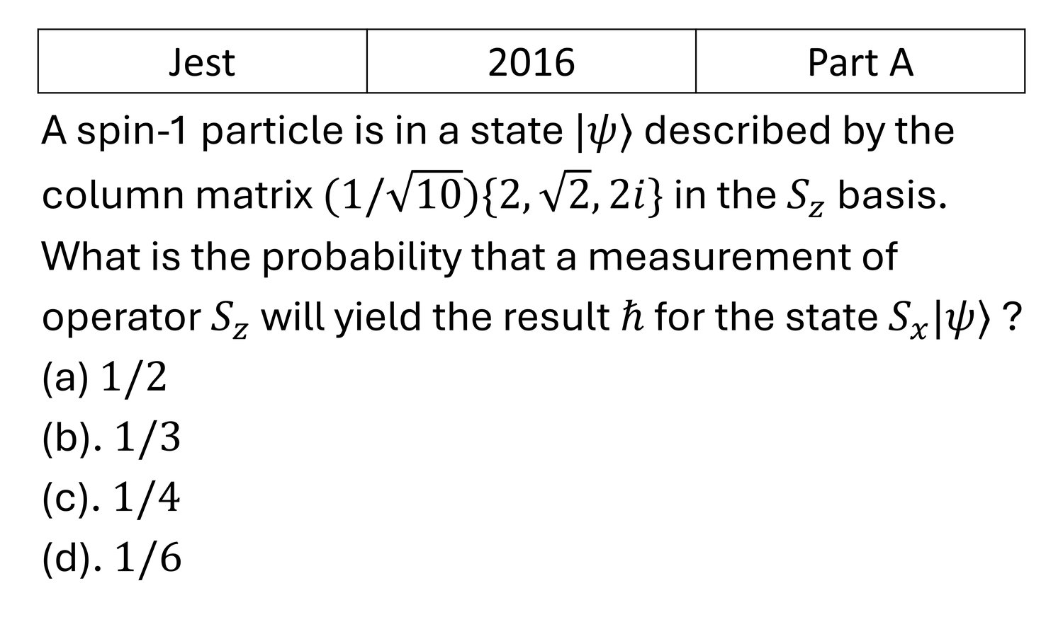 Question 9