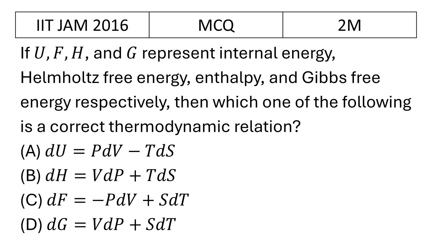 Question 1