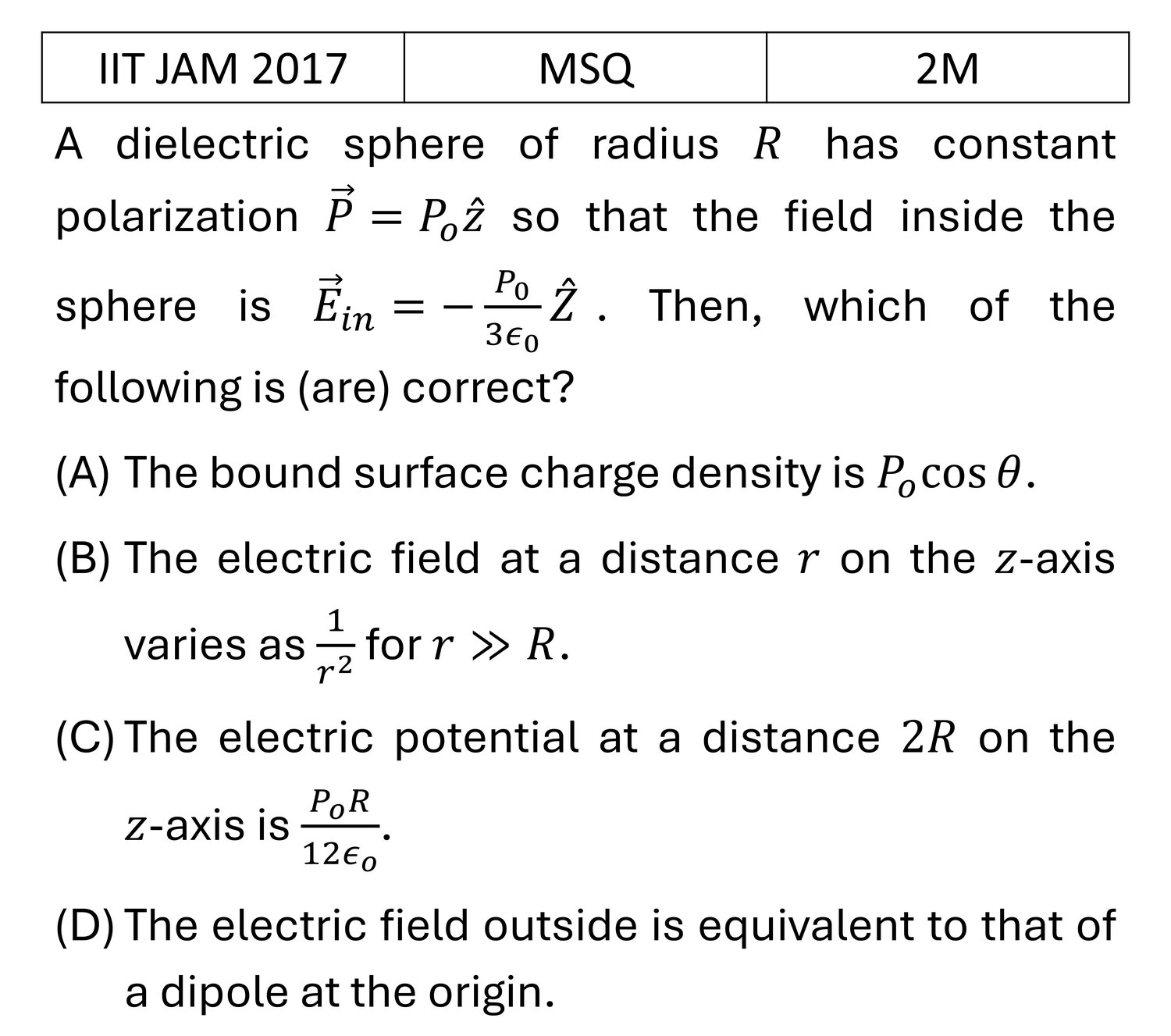 Question 3