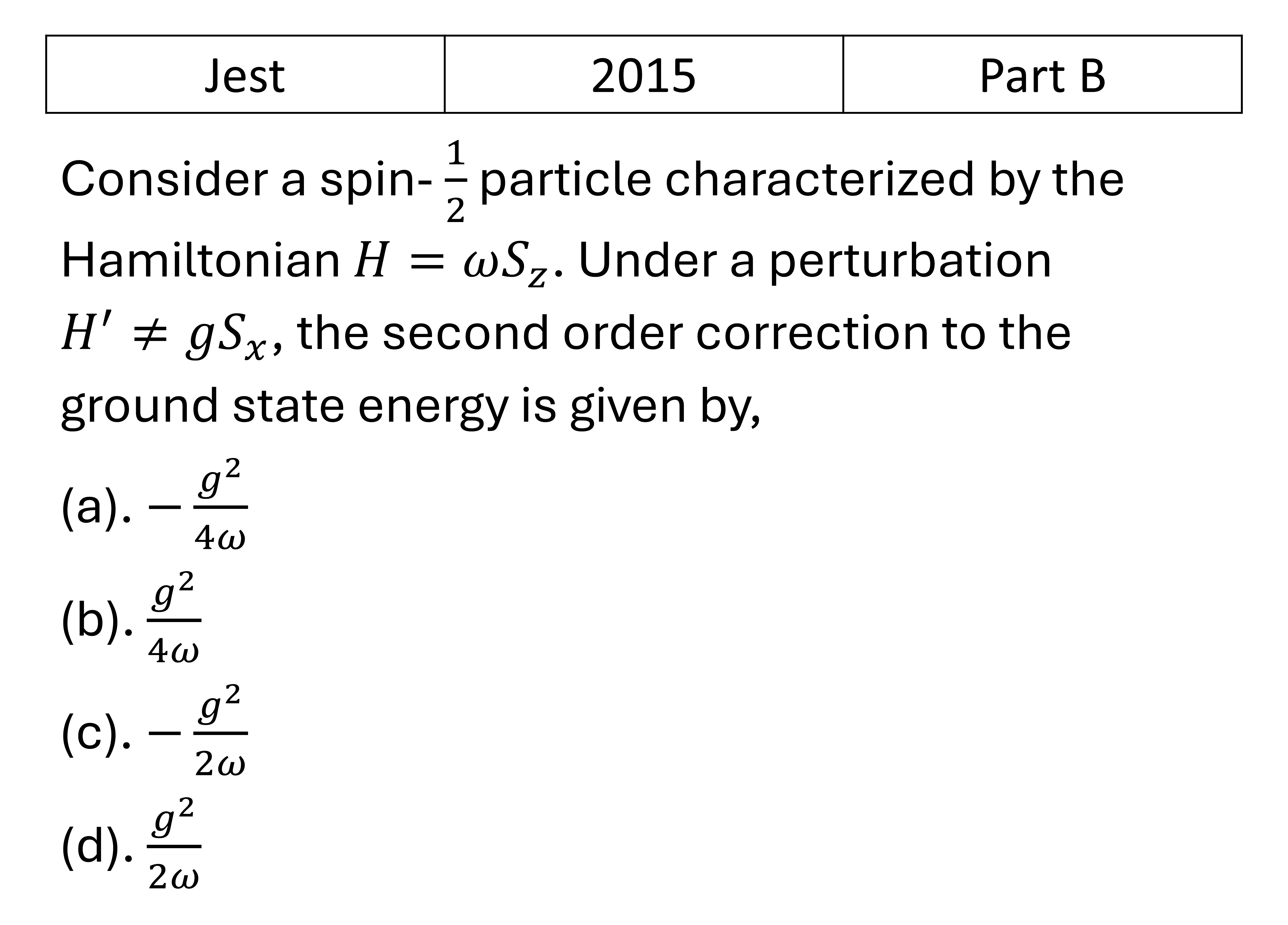 Question 2