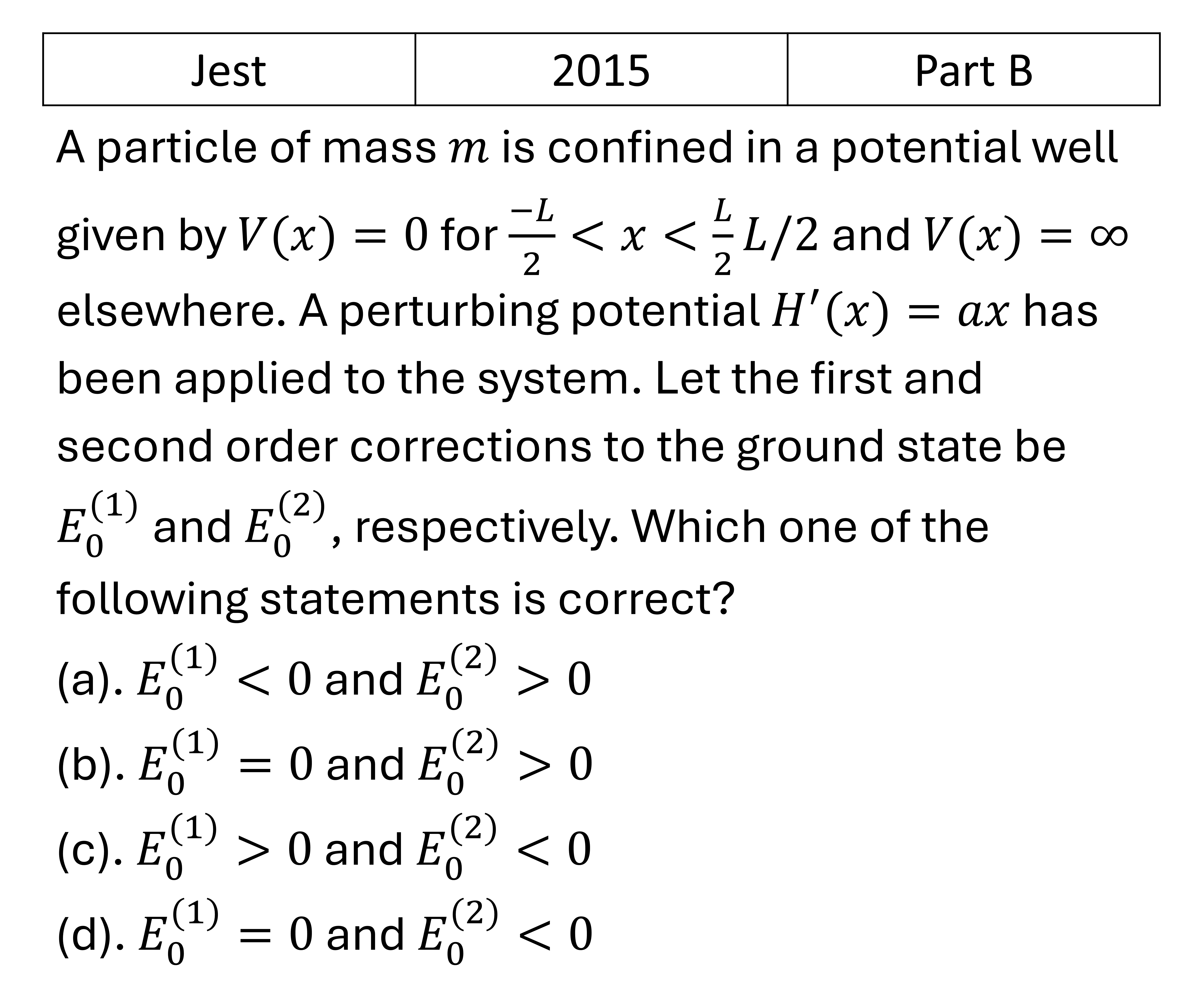 Question 3