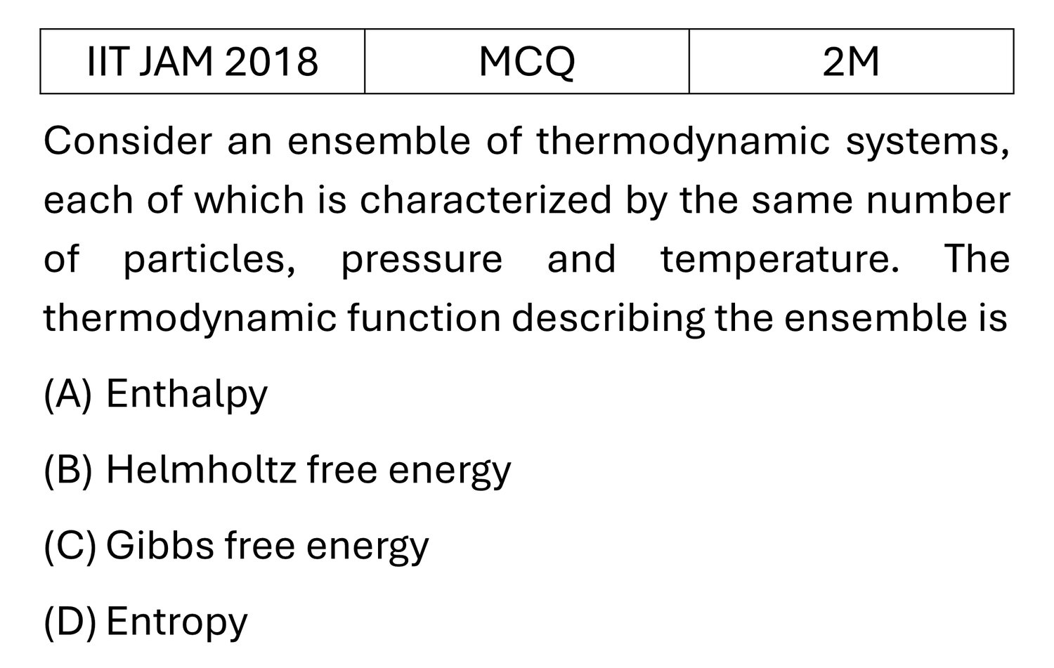 Question 3