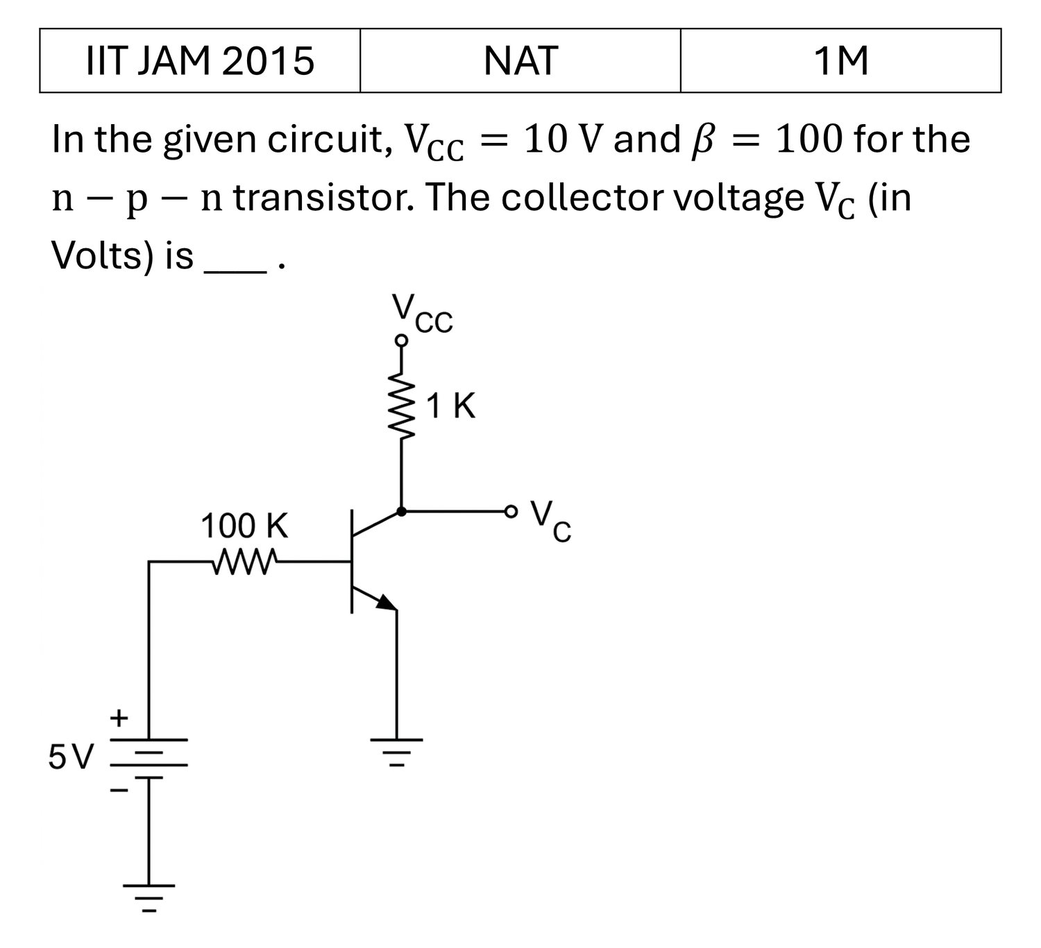 Question 1