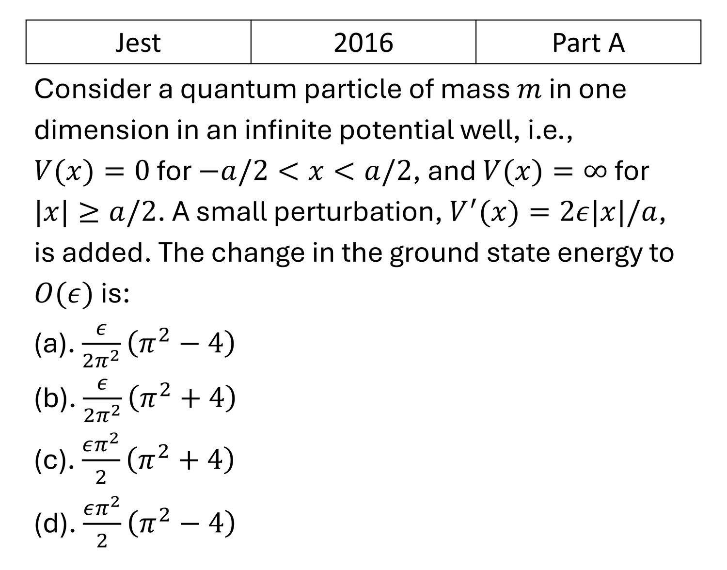 Question 4