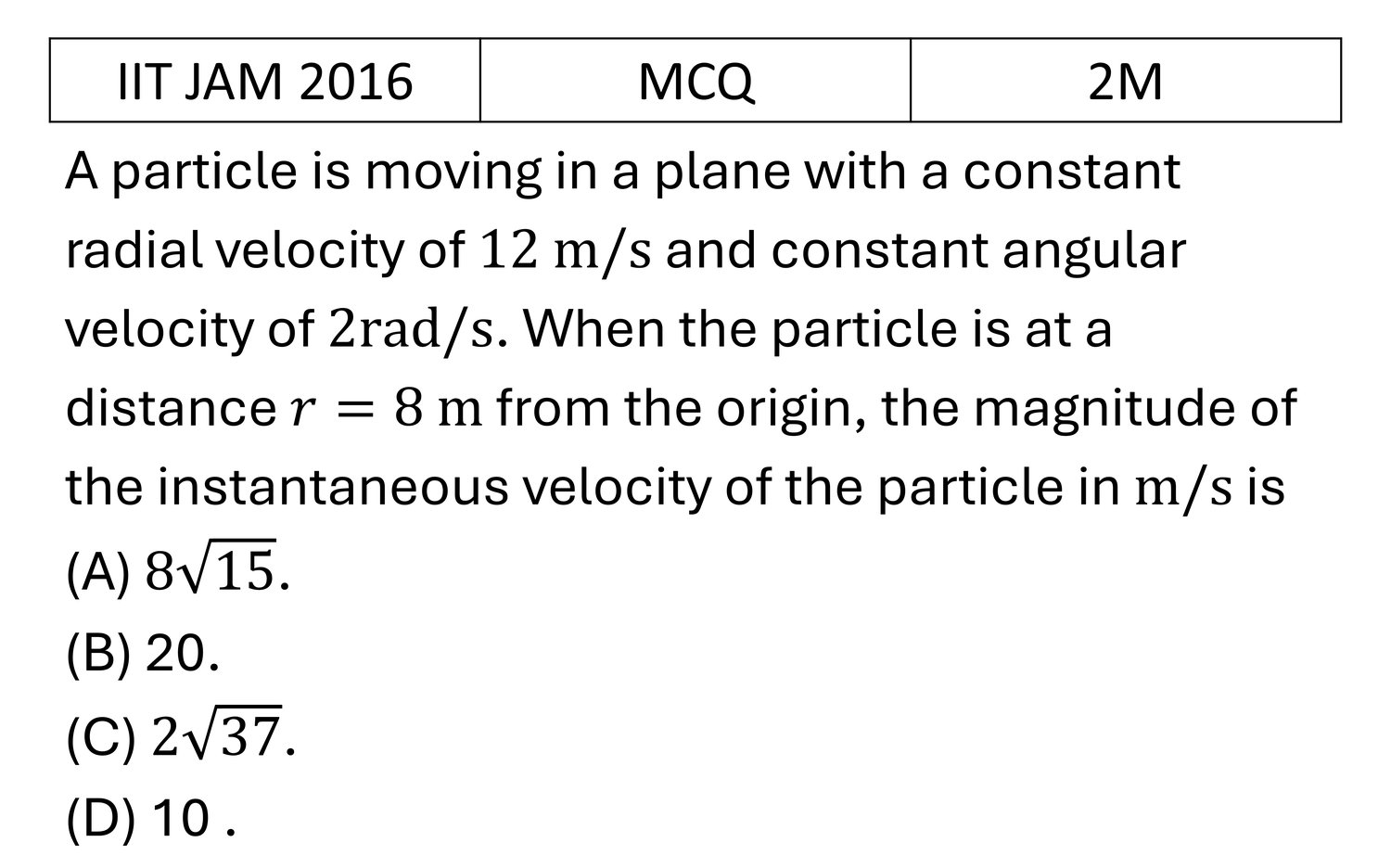 Question 5