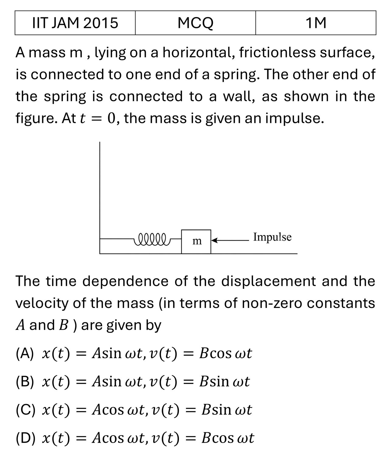 Question 1