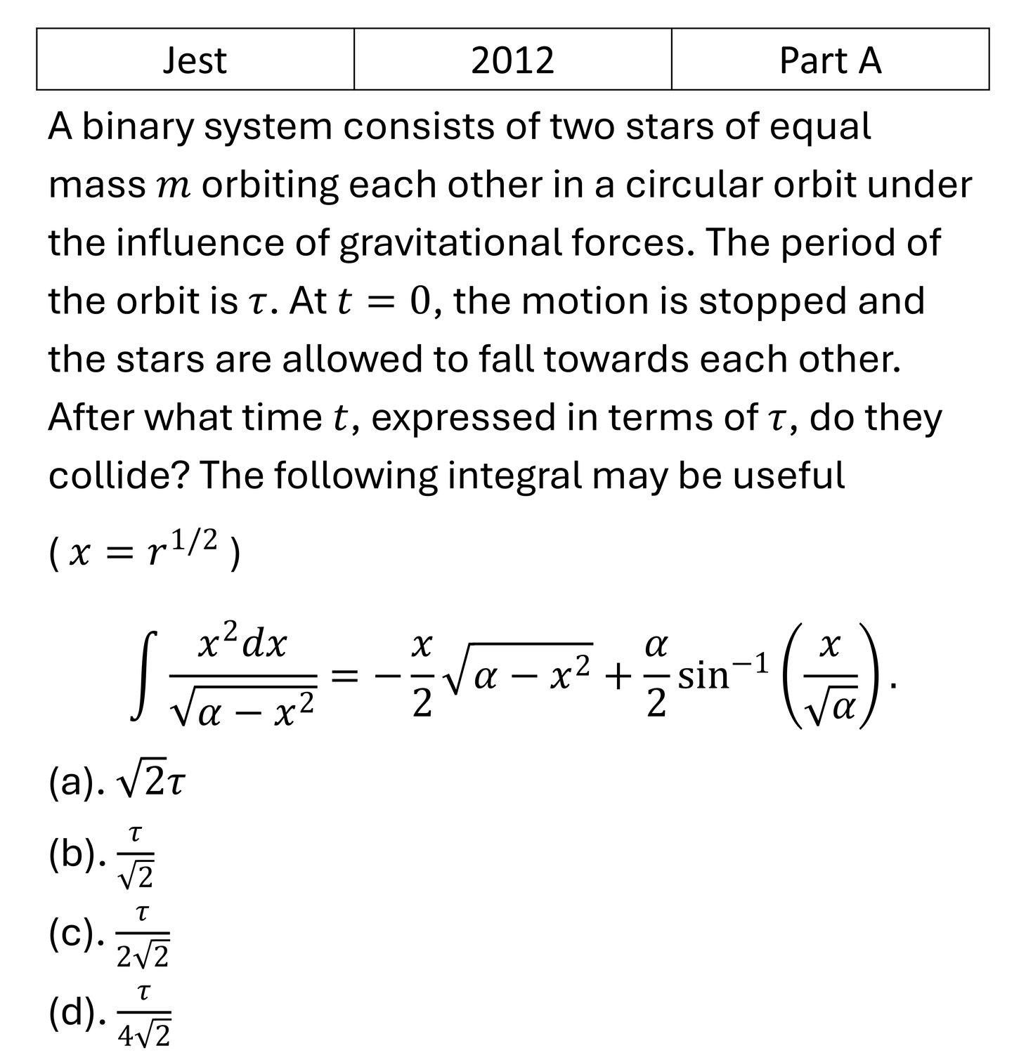 Question 2