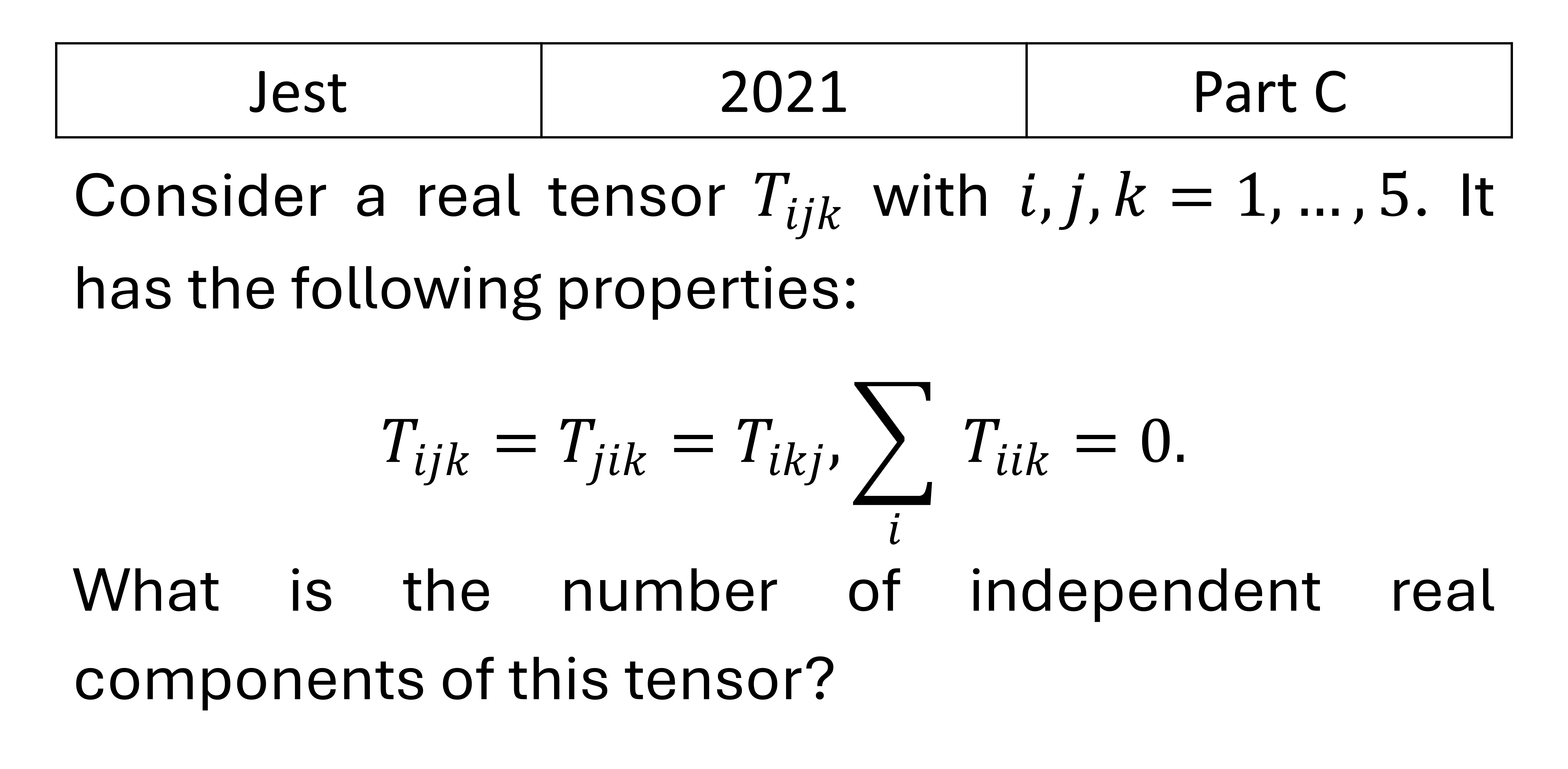 Question 1