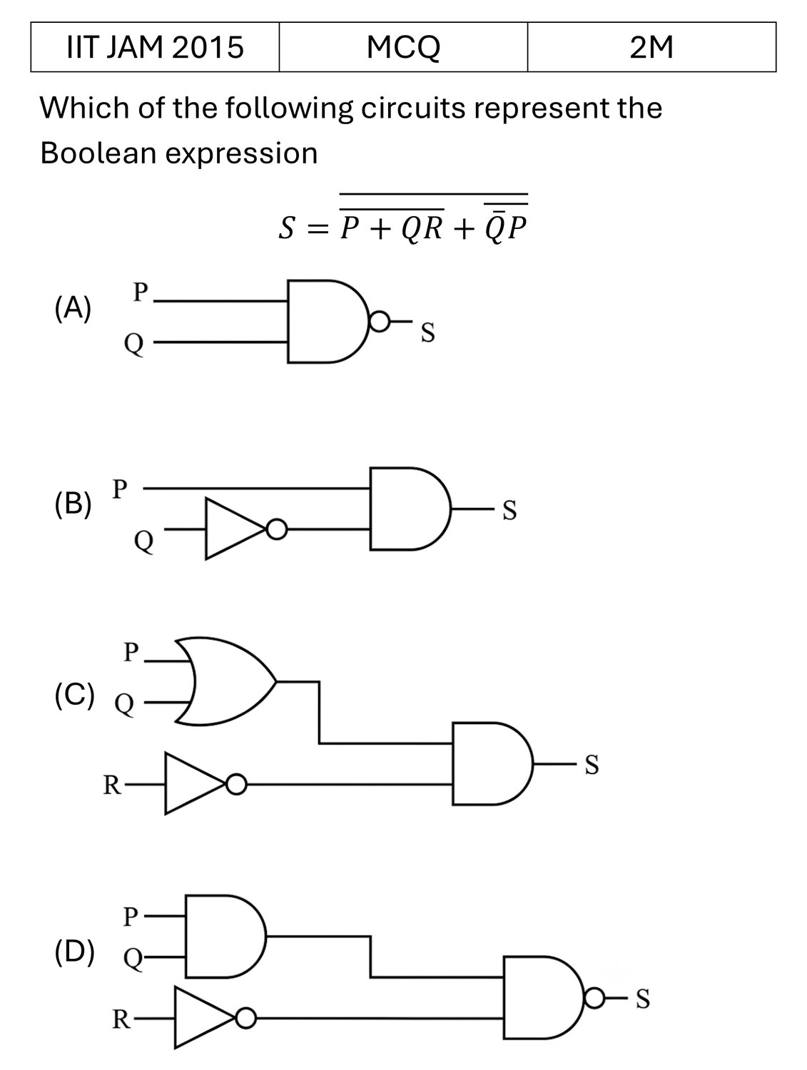 Question 1