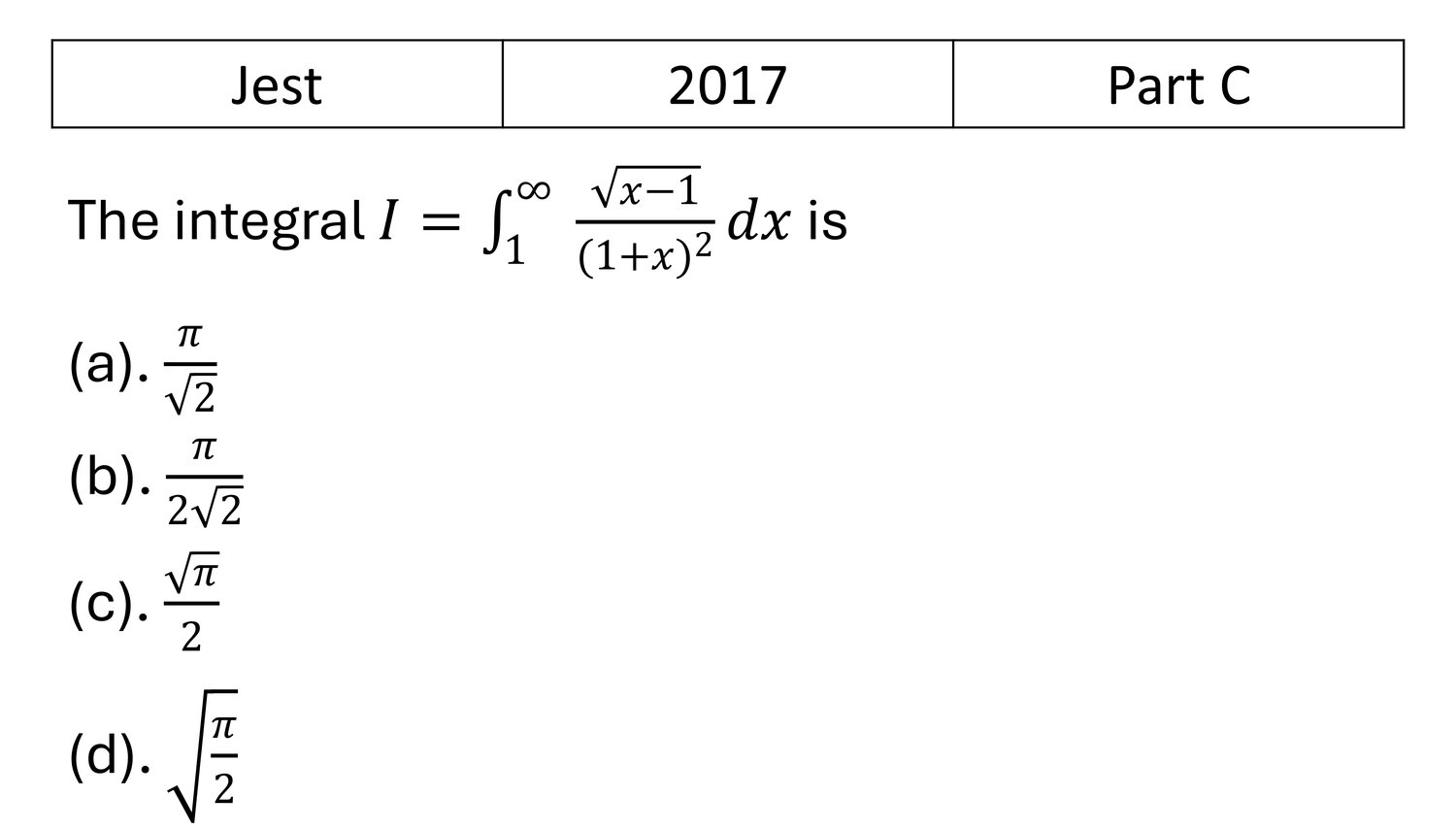 Question 7