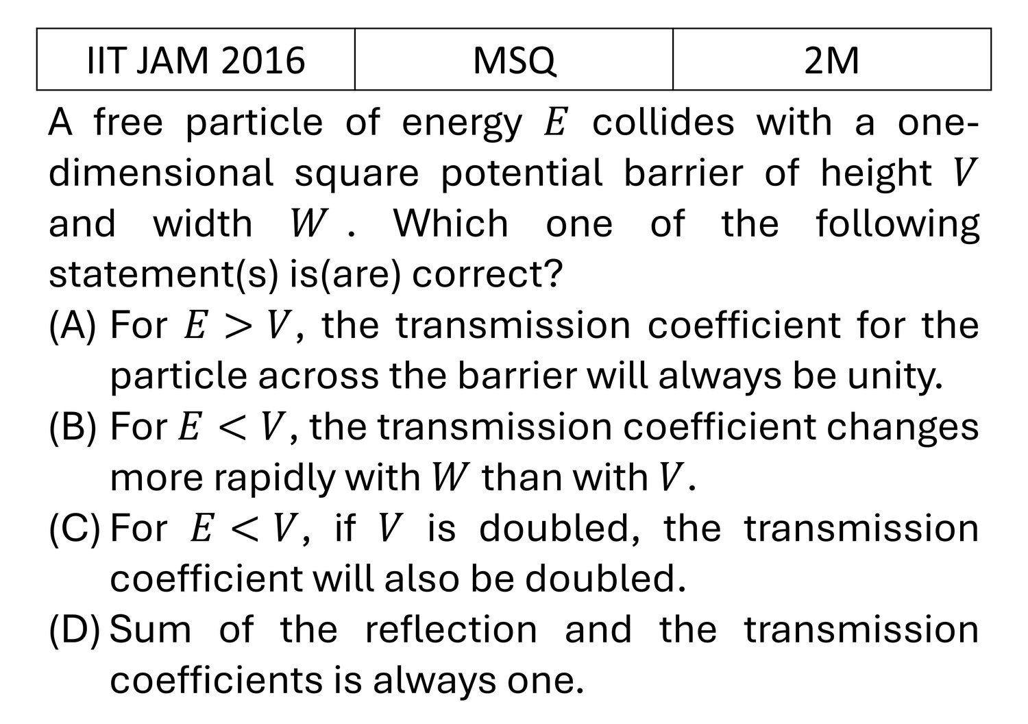 Question 3