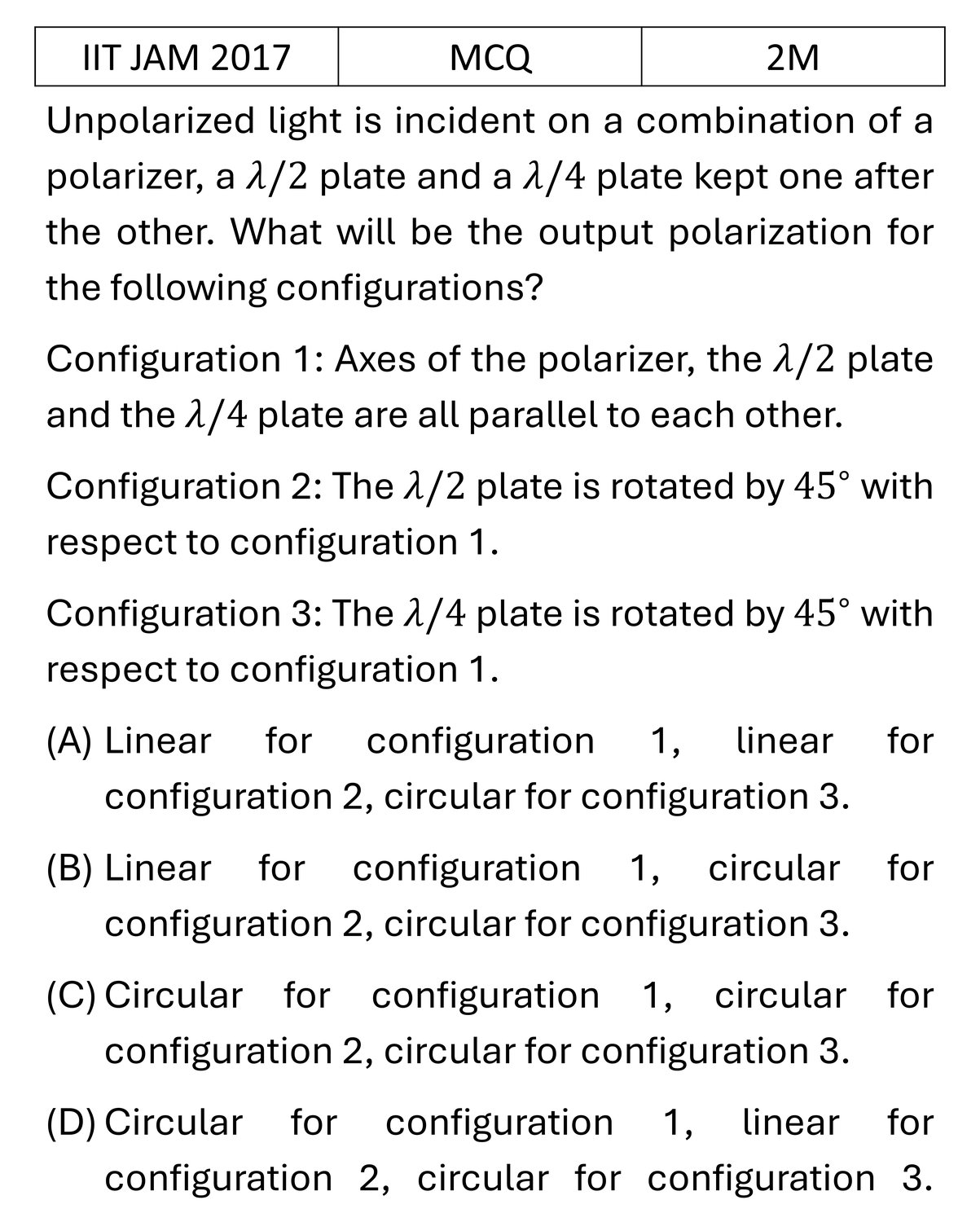 Question 4