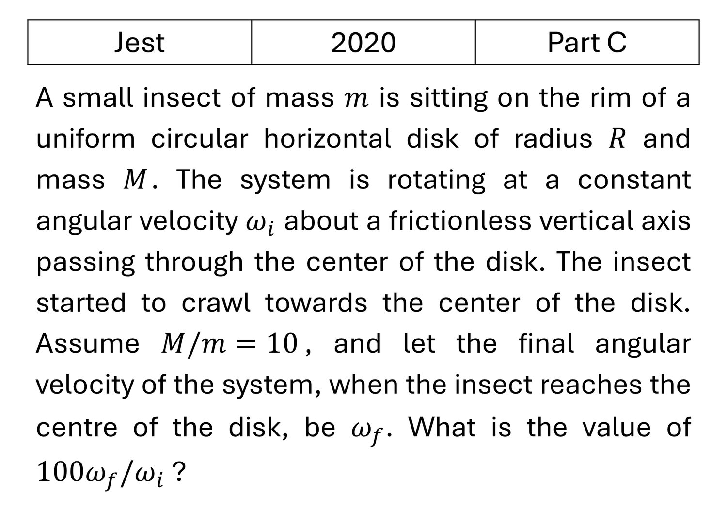 Question 5