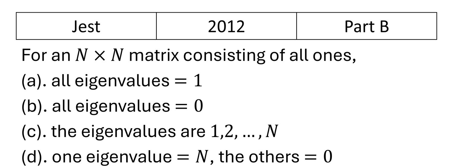 Question 1