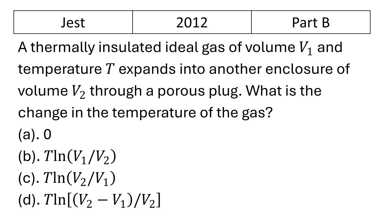Question 3